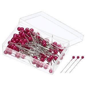 Pearlized Sewing Pins 4 Set Stainless Steel Ball Head Needle